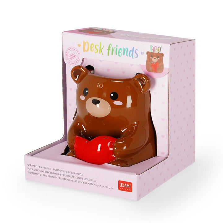 Lapicero de Cerámica - Teddy Bear - Desk Friends