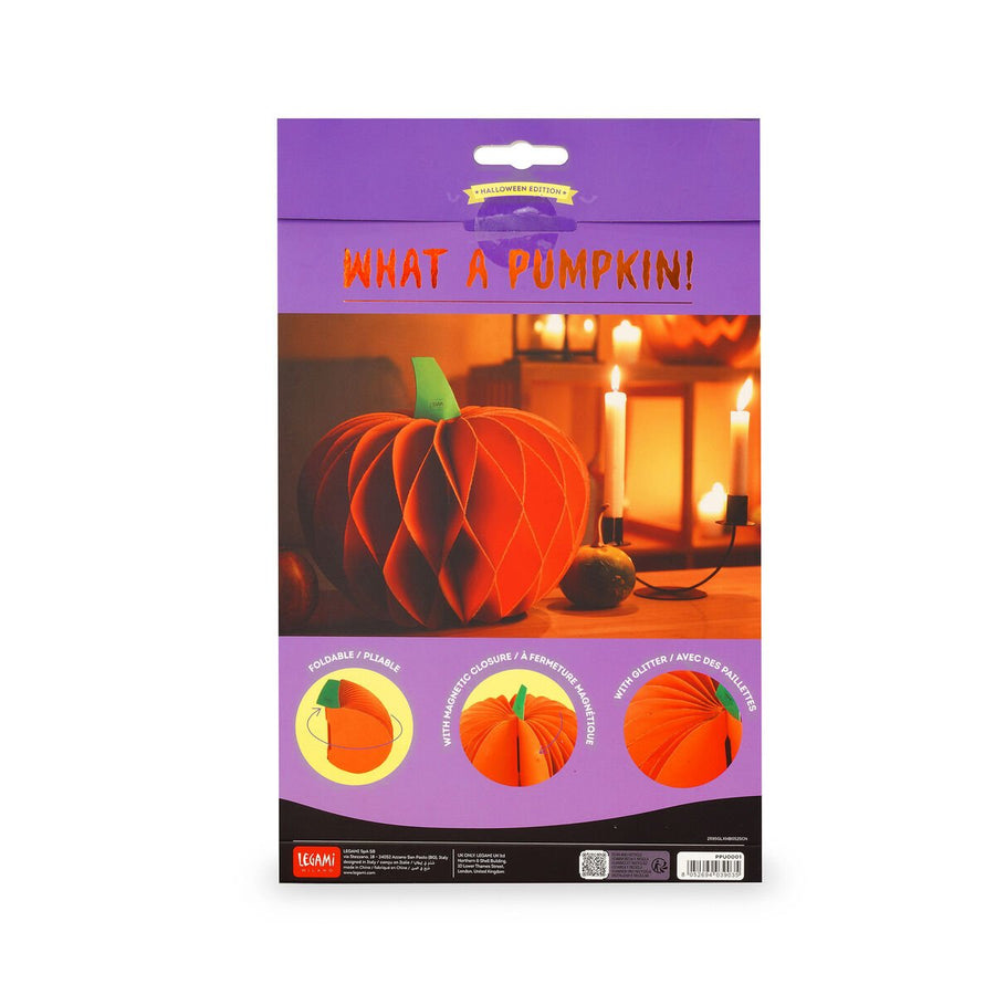 Calabaza de Halloween Plegable de Papel - What a Pumpkin!