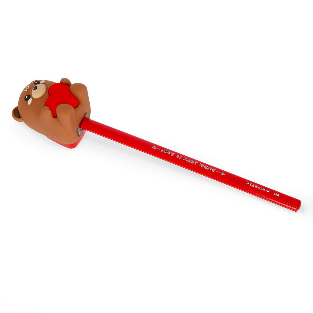 Sacapuntas Luminoso Con Depósito- Teddy Bear - Sharpening is Magic