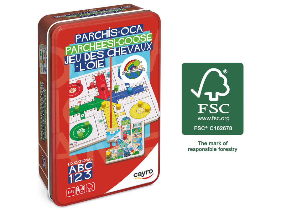 Parchís - Oca Travel caja metal