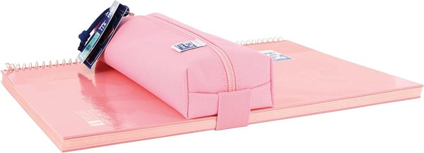 Portatodo Oxford Teens rectangular mediano Kangoo - Rosa