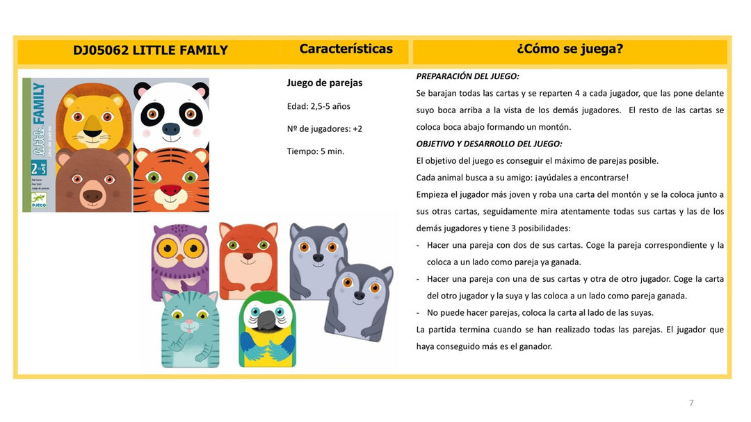 Cartas Little Family