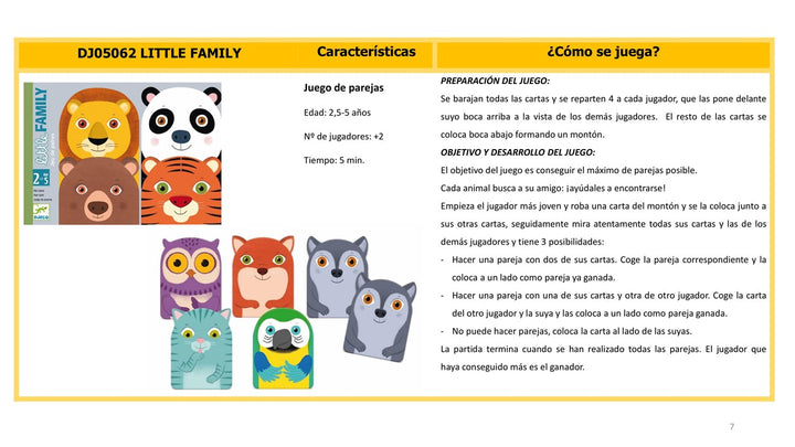 Cartas Little Family