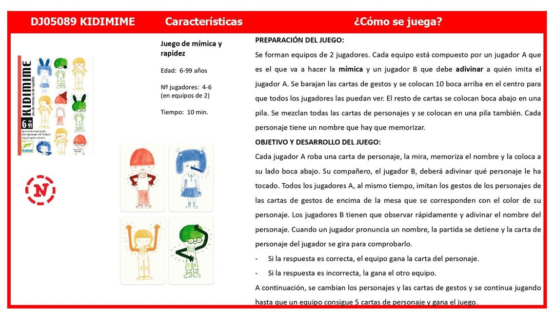 Cartas Kidimime