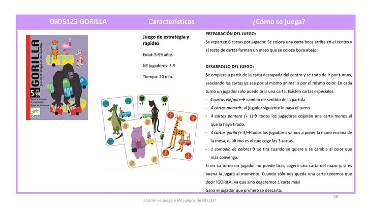 Cartas Gorilla