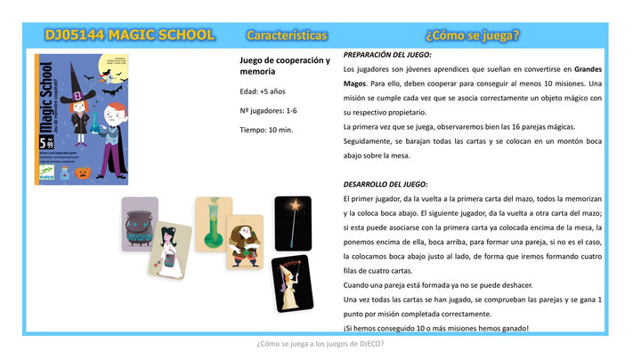Cartas Magic school