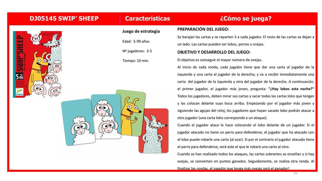Cartas Swip'Sheep