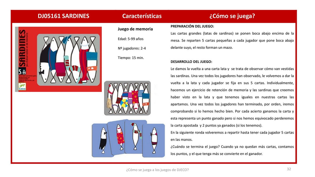 Cartas Sardines