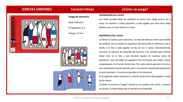 Cartas Sardines