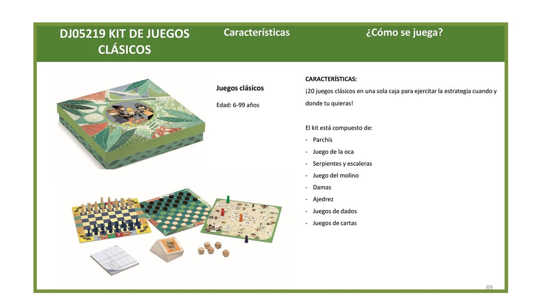 Juegos clásicos 20 juegos