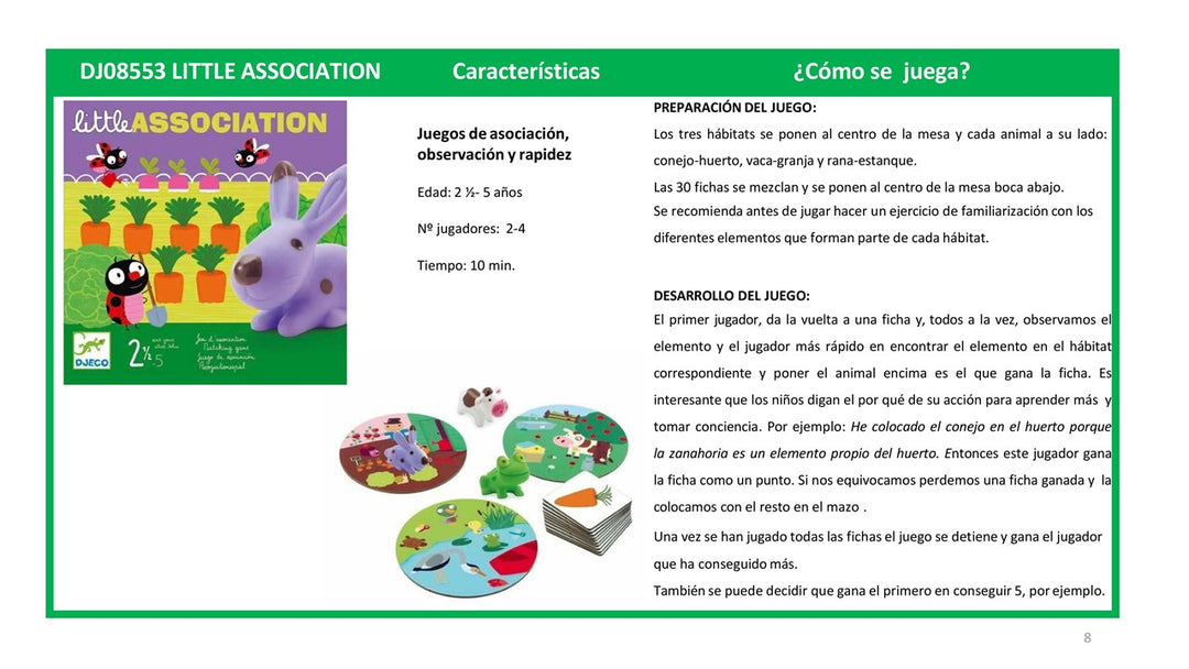 Juego Little Association