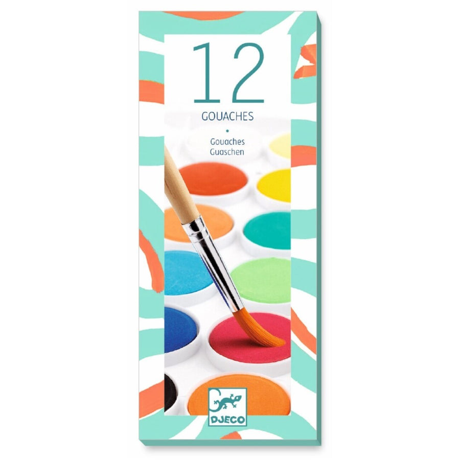 Colores 12 pinturas aguadas clásicas