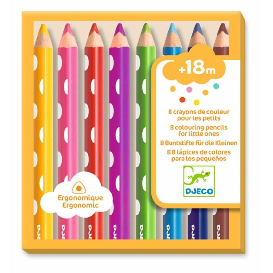 Colores para peques 8 lápices de colores