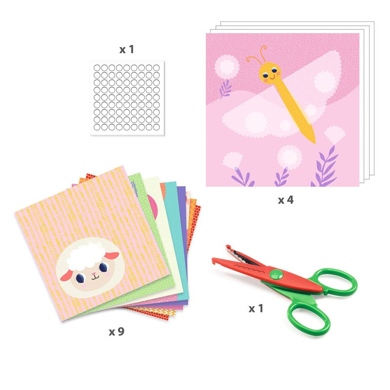 Collage Recortar con bordes decorativos
