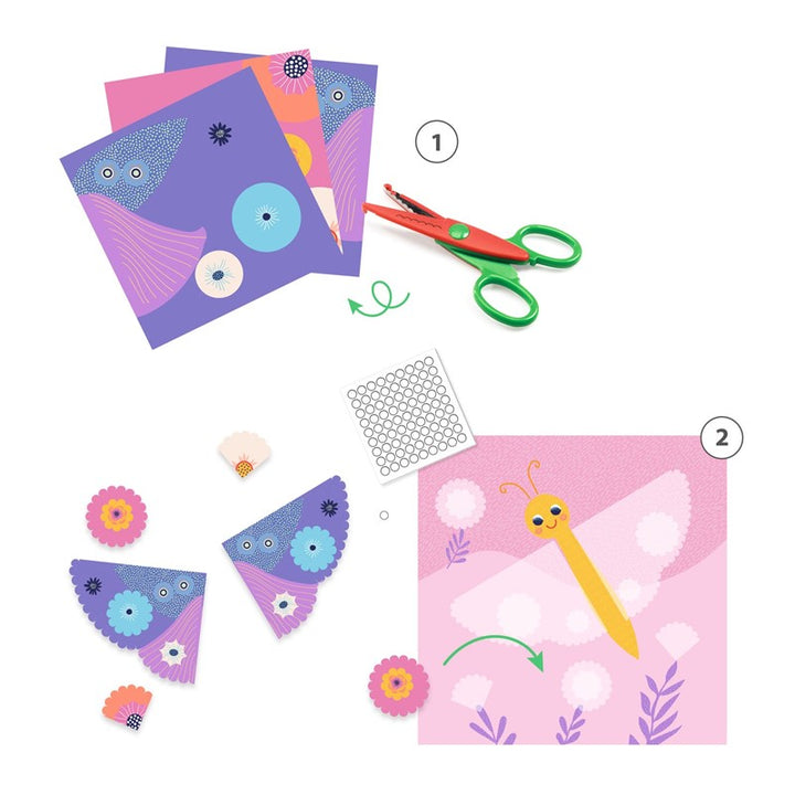 Collage Recortar con bordes decorativos