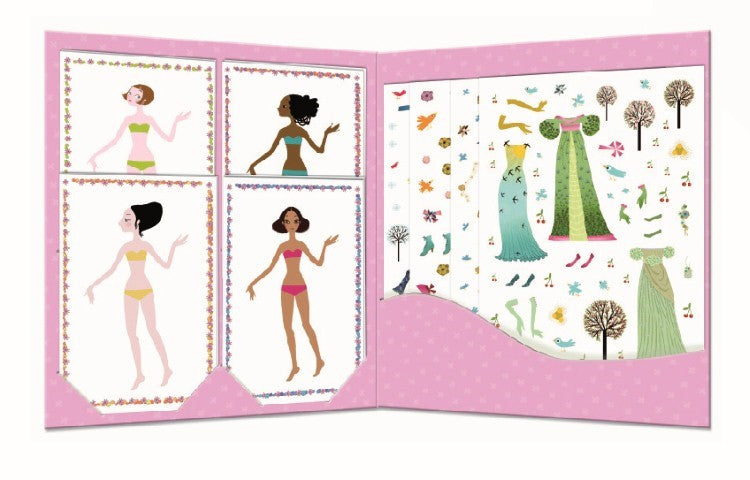 Muñecas de papel Vestidos de las 4 temporadas