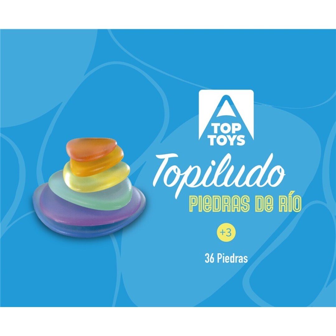 Topiludo Conjunto 36 piedras traslúcidas 6 colores