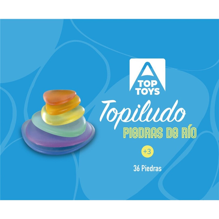 Topiludo Conjunto 36 piedras traslúcidas 6 colores