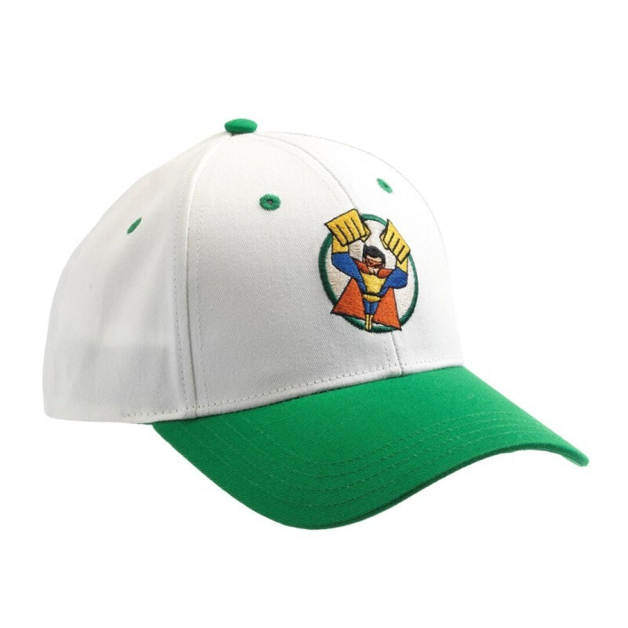 Gorra Superhéroes blanca y verde