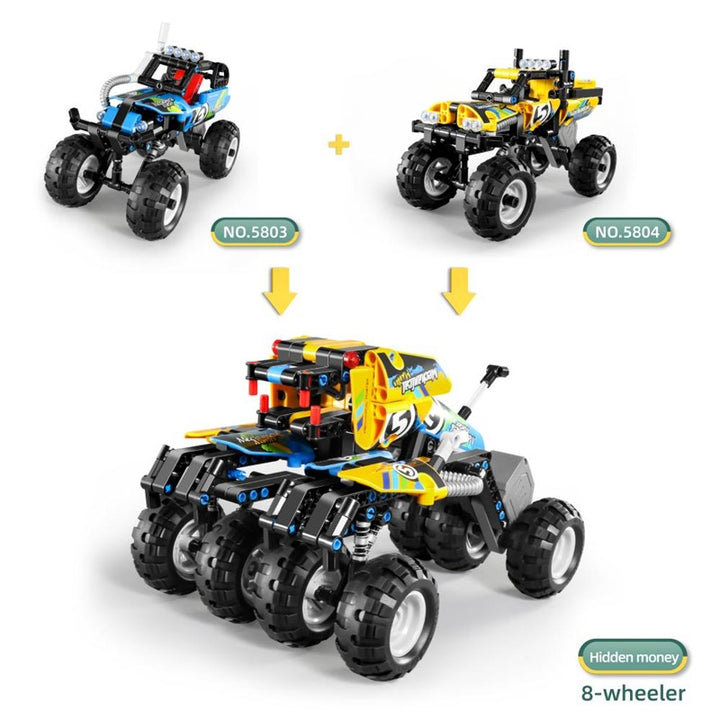 iMMaster Todoterreno 4x4 amarillo - 199 pzas.