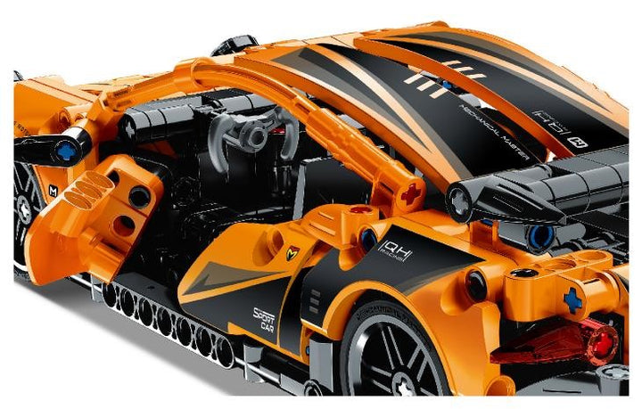 iMMaster Coche de carreras naranja - 490pzas.
