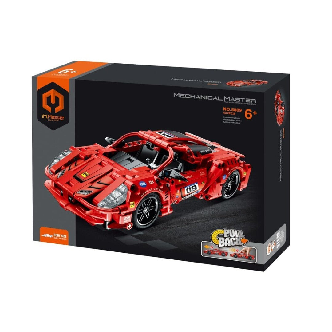 iMMaster Coche de carreras rojo - 437pzas.