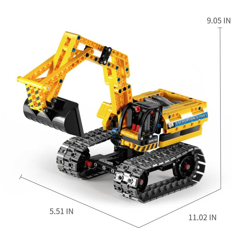 iMMaster Excavadora y robot 2 en 1 - 342pzas.