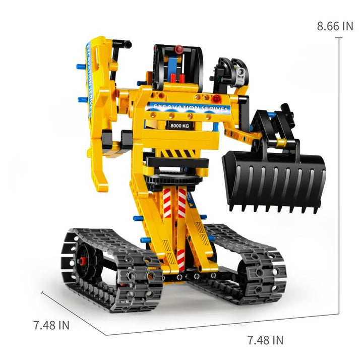 iMMaster Excavadora y robot 2 en 1 - 342pzas.