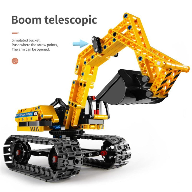 iMMaster Excavadora y robot 2 en 1 - 342pzas.
