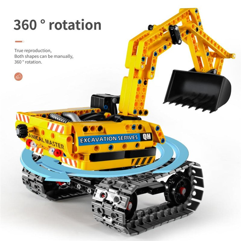 iMMaster Excavadora y robot 2 en 1 - 342pzas.