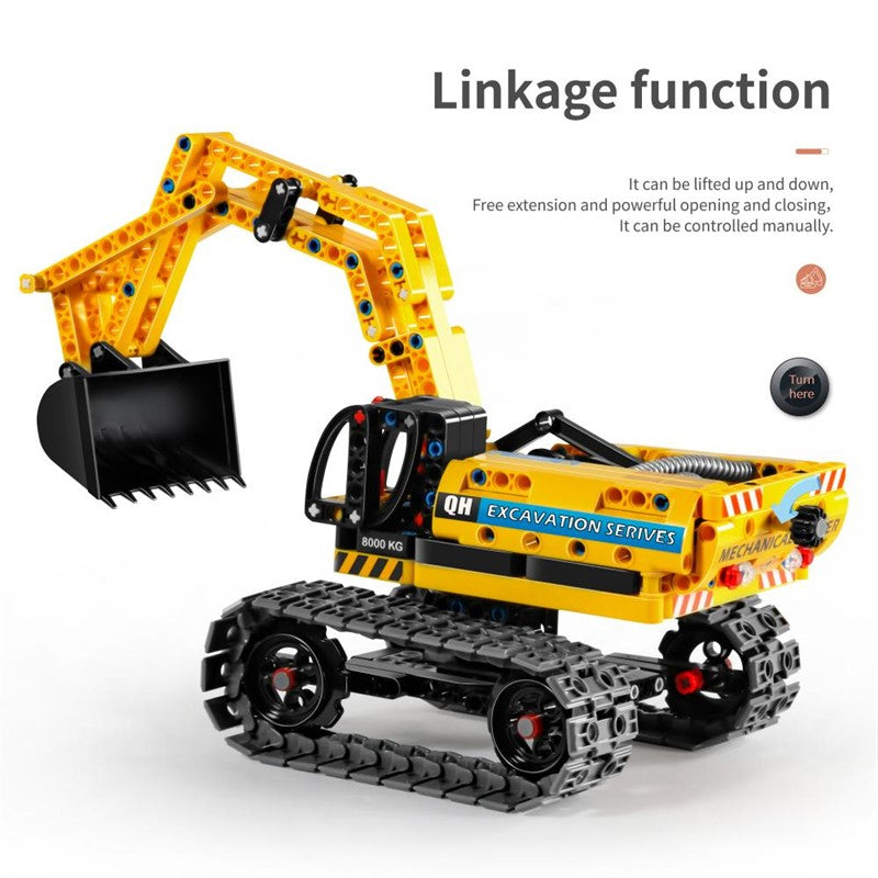 iMMaster Excavadora y robot 2 en 1 - 342pzas.