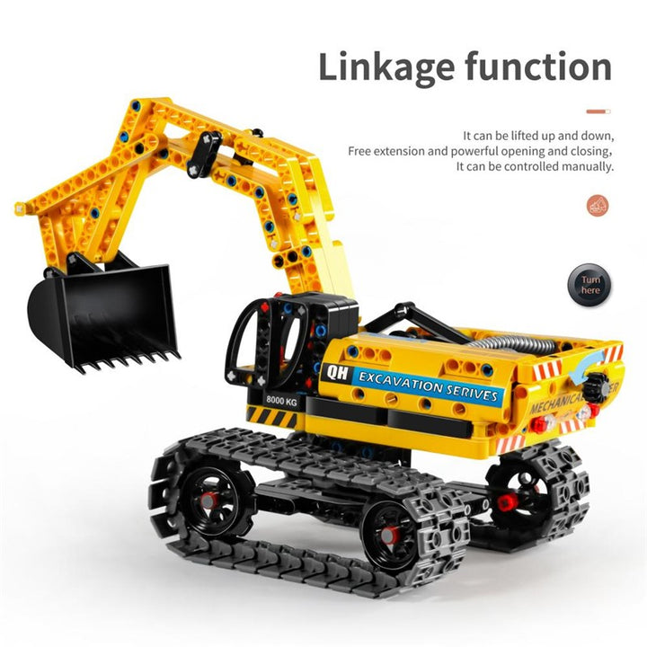 iMMaster Excavadora y robot 2 en 1 - 342pzas.