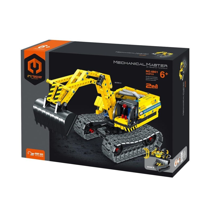 iMMaster Excavadora y robot 2 en 1 - 342pzas.iMMaster Excavadora y robot 2 en 1 - 342pzas.