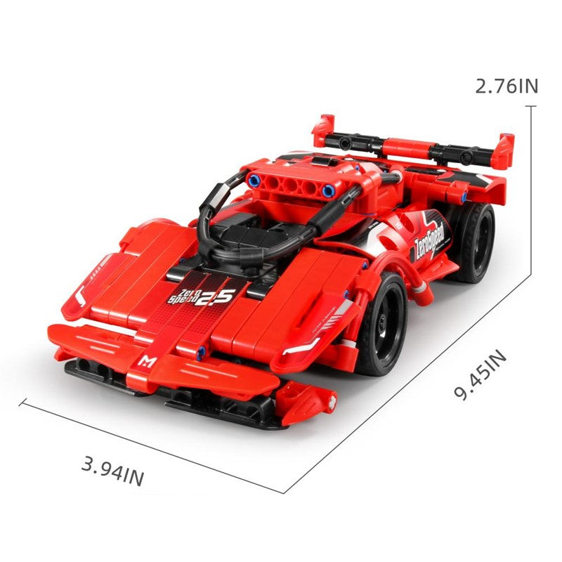 iMMaster Coche de carreras radio control 2 en 1 - 341pzas.