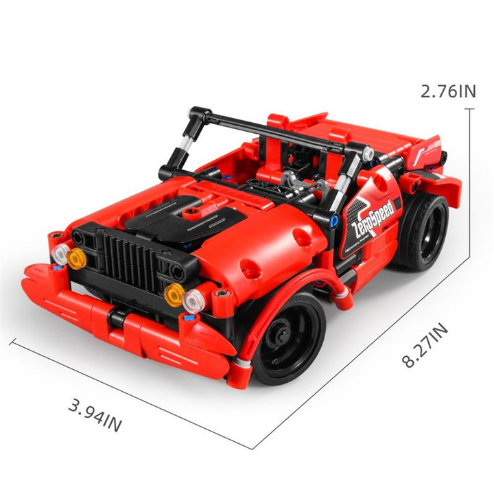 iMMaster Coche de carreras radio control 2 en 1 - 341pzas.