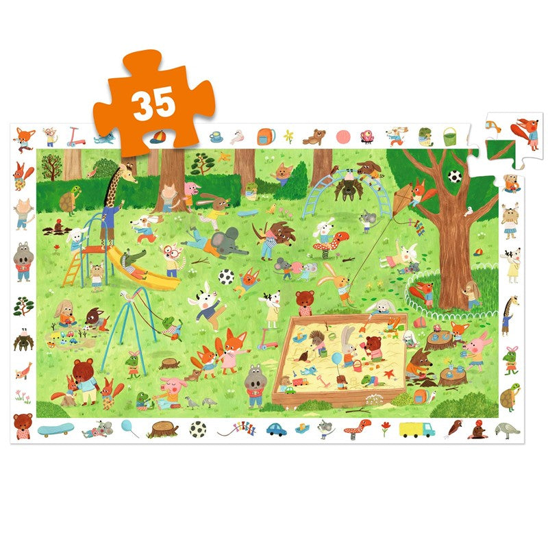 Puzzle observación - El jardín de los amiguitos