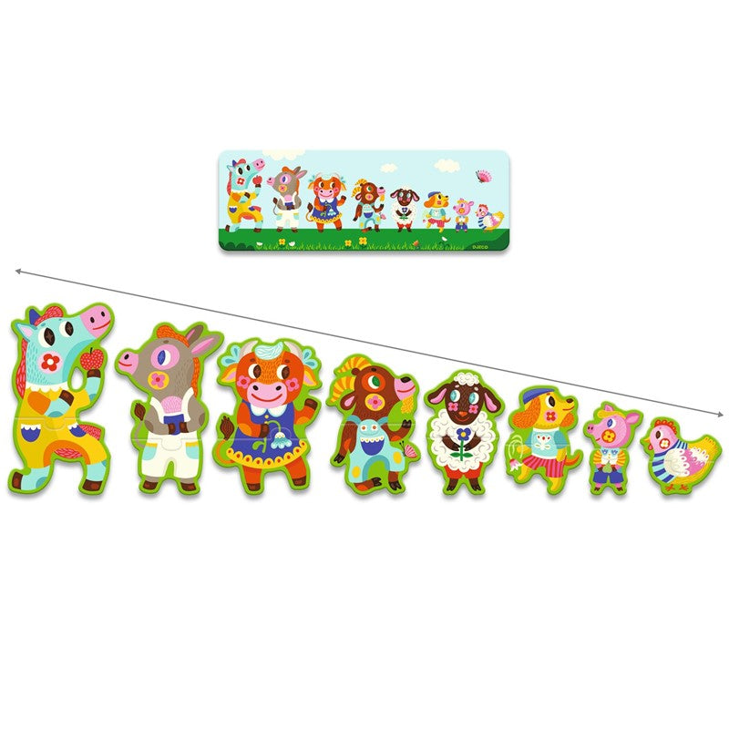 Educativos Puzzle Grandes y pequeños granja