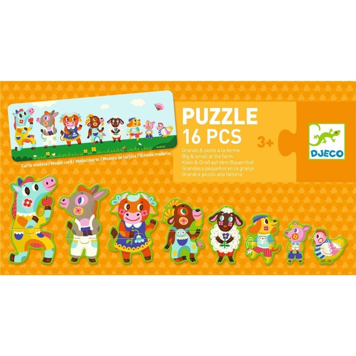 Educativos Puzzle Grandes y pequeños granja