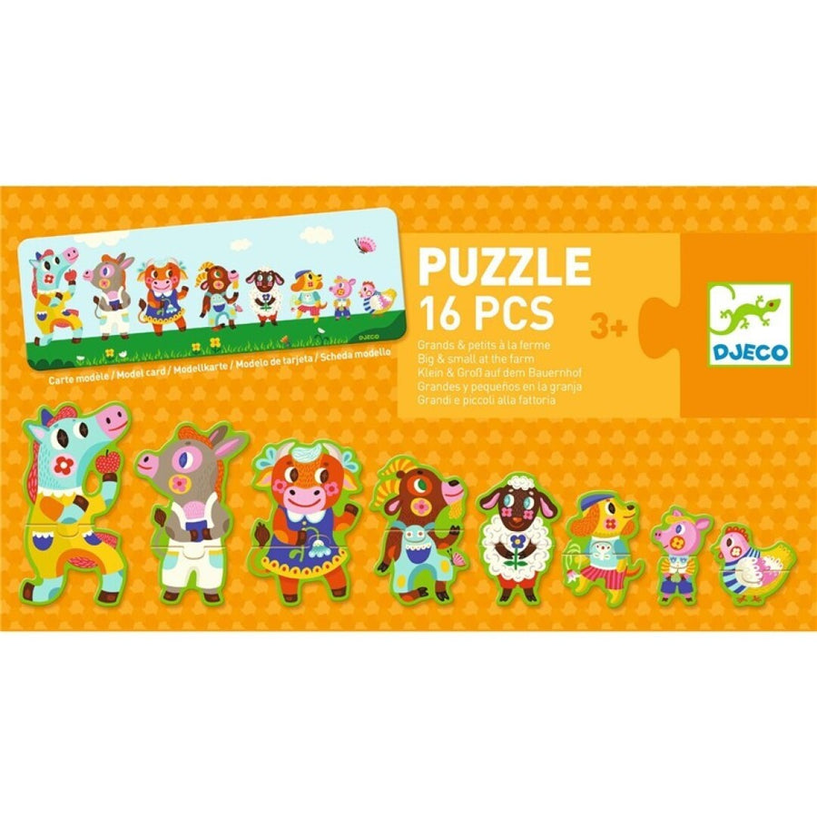 Educativos Puzzle Grandes y pequeños granja