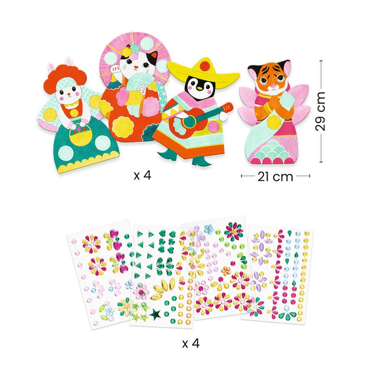 Crear con pegatinas Brillantes