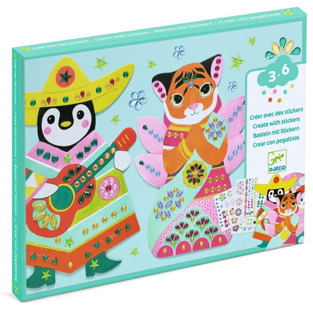 Crear con pegatinas Brillantes
