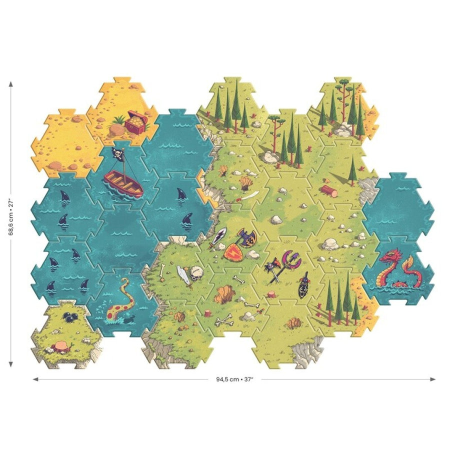 Arty Toys Puzzle gigante batalla - 30pcs