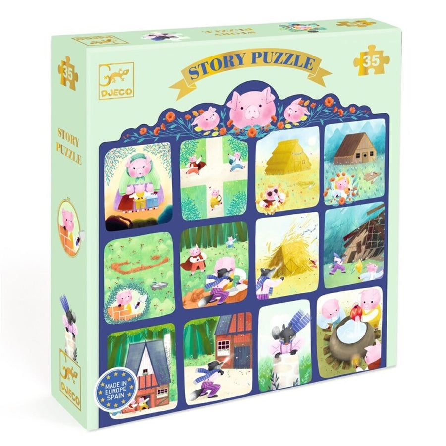Puzzle Cuentos Los 3 cerditos