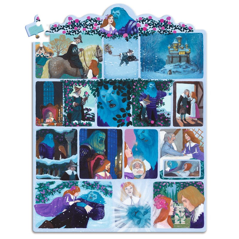 Puzzle cuentos La Bella y la Bestia