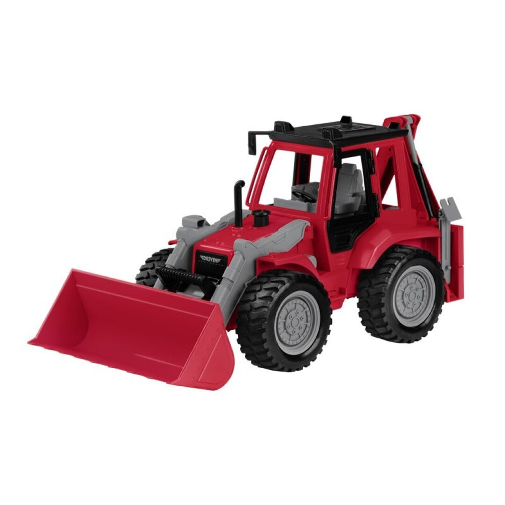 Driven Retroexcavadora roja