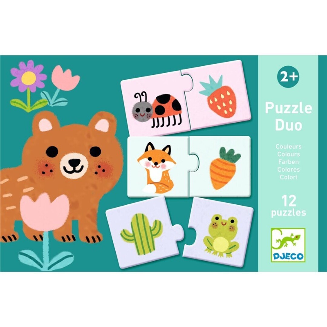 Educativos Puzzle dúo Colores