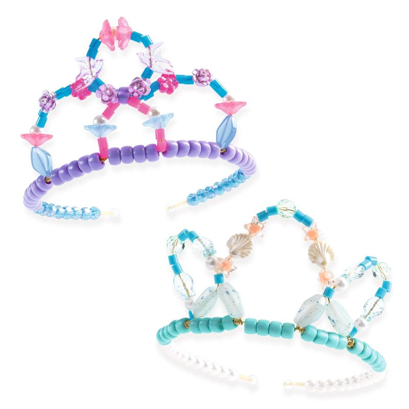 Perlas dúo de tiaras Azul
