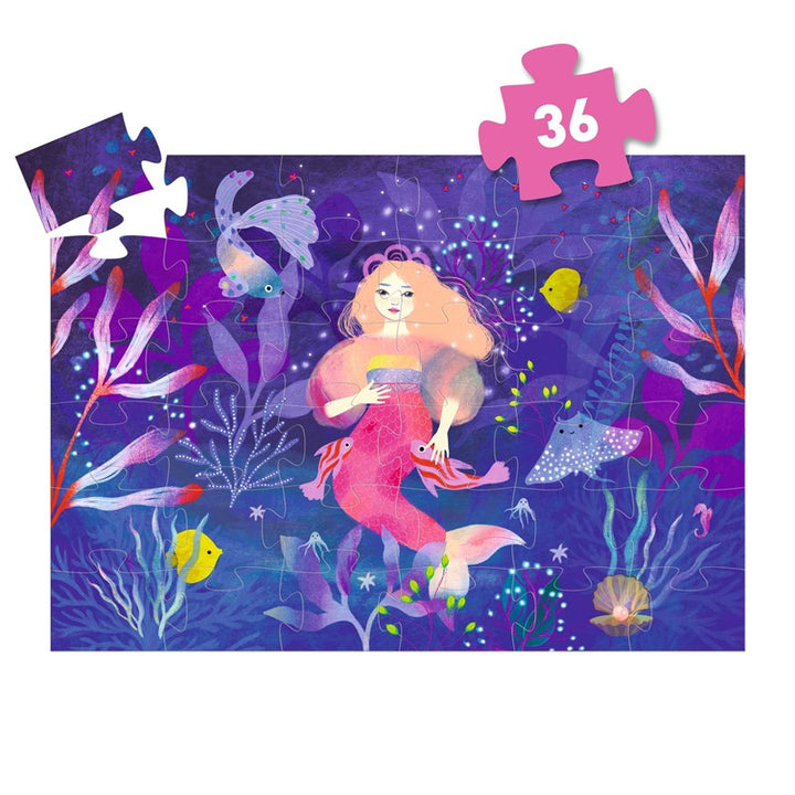 Puzzle Silueta Ella, La Sirena