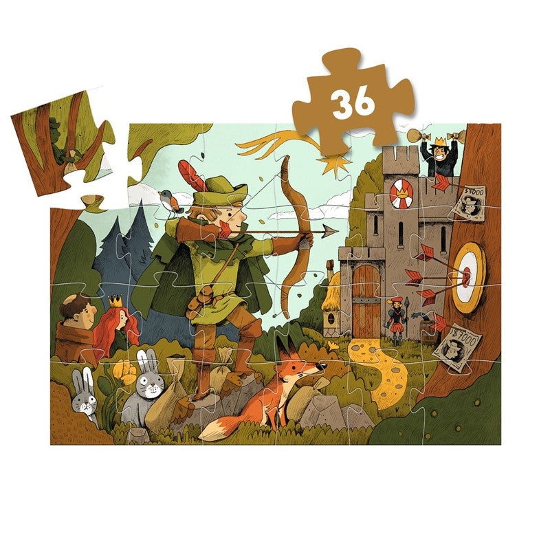 Puzzle Silueta Robin Hood