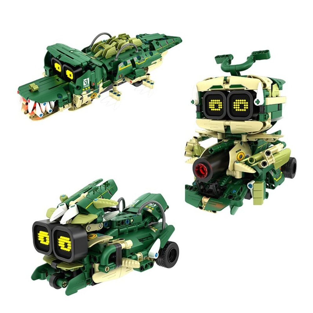 iMMaster Robot verde con paneles 3 en 1 - 513 pzas.
